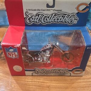 NFL Red and Blue Die-Cast Chopper Model